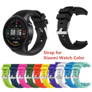 Twill Solid Color Silicone Replacement Watch Strap