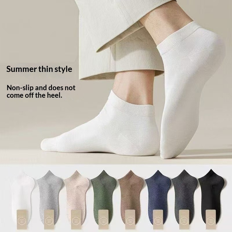 Pure Cotton Socks Summer Thin Style Mens And Couples Version - Image 4
