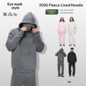American-style Fleece-lined Thickened Heavy-weight Men's Hoodie